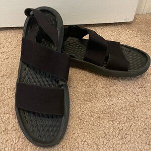 Black Crocs Sandals